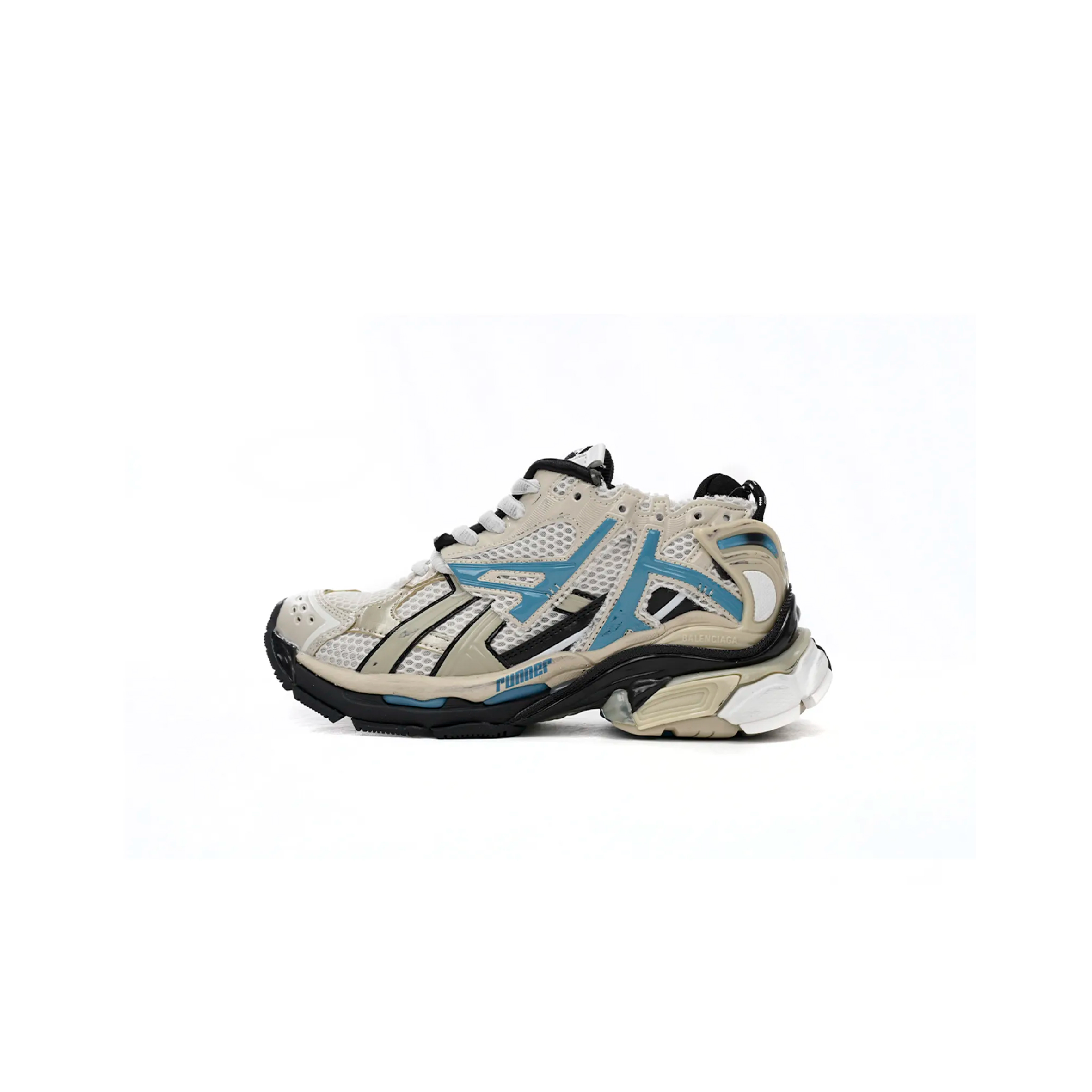 BALENCIAGA RUNNER BEIGE GREY BLUE 677402W5RH60312